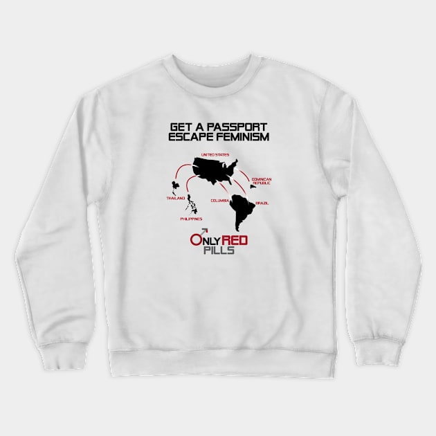 ESCAPE Crewneck Sweatshirt by ONLY RED PILLS